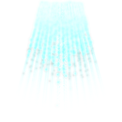 Light Ray Cape - Blue (Glowing Emissive)