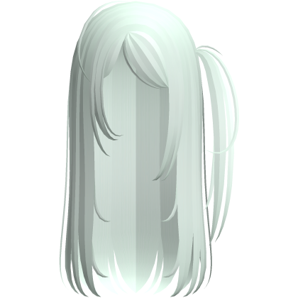 dolette long hair w/ side ponytail mint green Roblox item