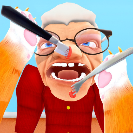 Cat vs Grandma official Roblox game thumbnail
