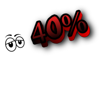 40%