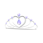 Pastel Purple & Silver Tiara