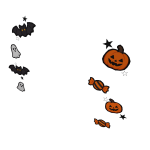 Halloween Face Stickers 🎃