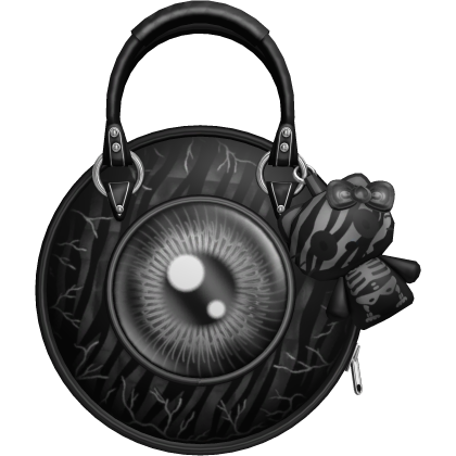 Gyaru Scene Ghoul Monster Eye Bag (Black)