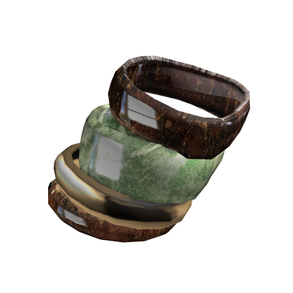 Chunky Stacked Bangle Bracelets