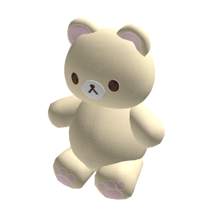 ♡ cute mini kawaii bear plushie blonde (holdable)