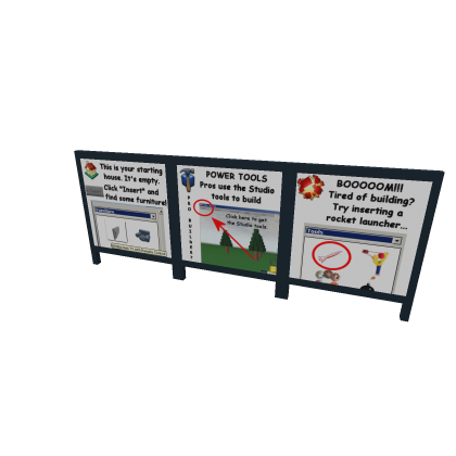 ROBLOX Starter Sign's ( All of Them )