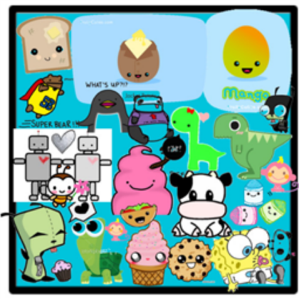 Cute Cartoon Roblox decal