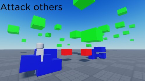 collect parts and attack others