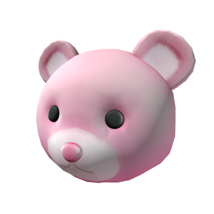 Pink Teddy Bear Head