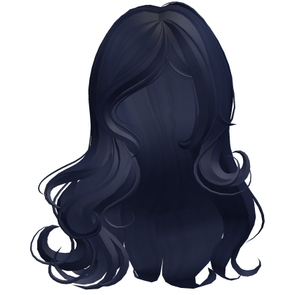 ♡ Silky Long Ethereal Waves (Dark Blue) Roblox item
