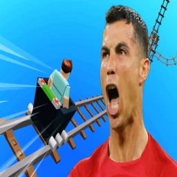 Cart ride into Cristiano Ronaldo icon