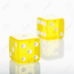 Yellow dice