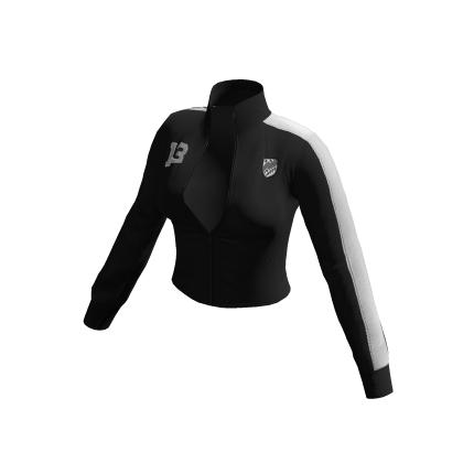 Jayda Zip-Up Track Jacket (Black)