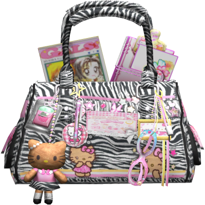 Zebra Gyaru Manga School Bag Mcbling 2000s