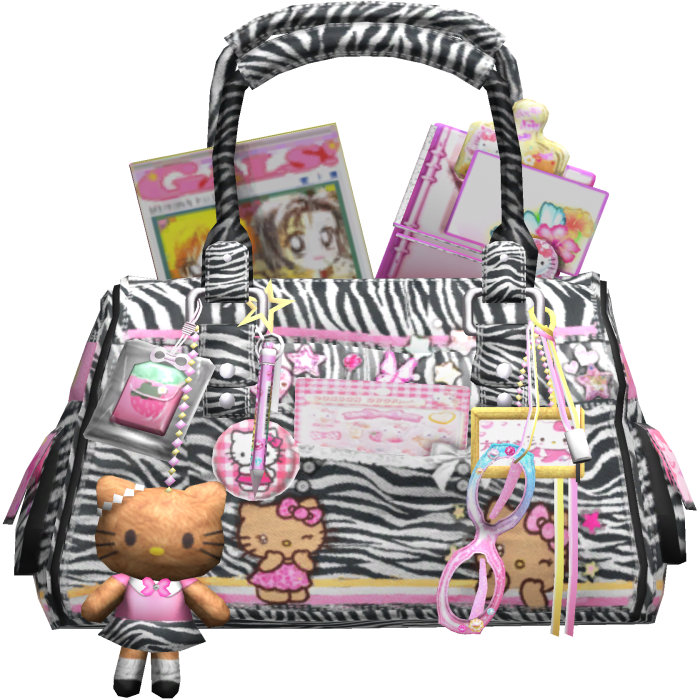 Zebra Gyaru Manga School Bag Mcbling 2000s