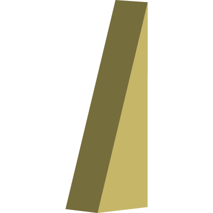 Retro low-poly nose (LIGHT YELLOW)