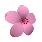 Pink Hair Flower