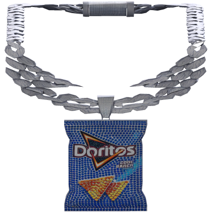 Doritos Cool Ranch Chain Necklace 3.0