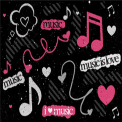 Music Is love and life Roblox decal