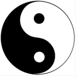 The black and the white group.