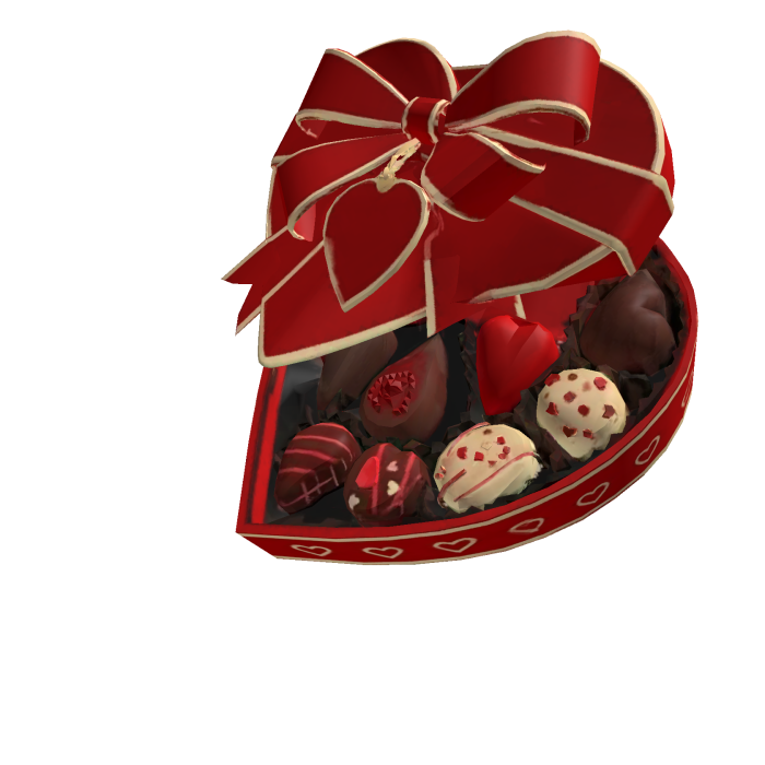 Romantic Heart Chocolate Box