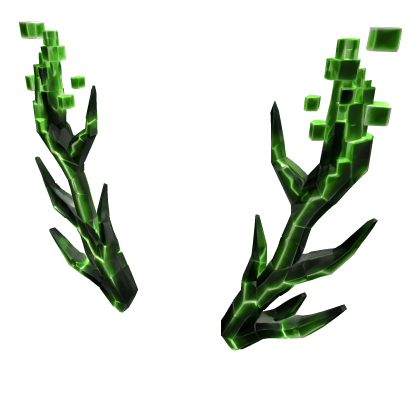 Green Glitched Antlers