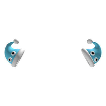 Blue Christmas Eye Clips