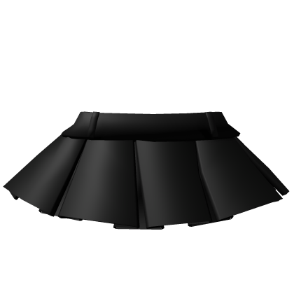 Chibi Doll Mini Skirt ♡ Black / Pleated