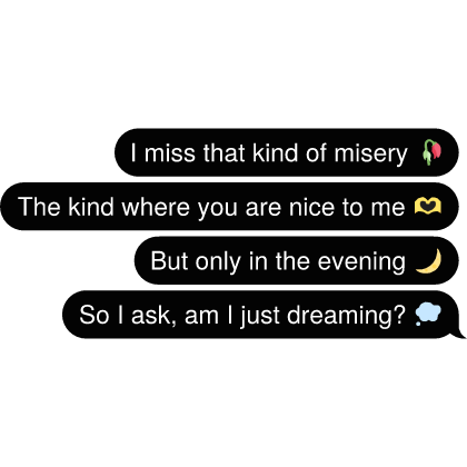 I miss that kind of misery 🥀 The kind where Text