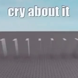 cry about it
