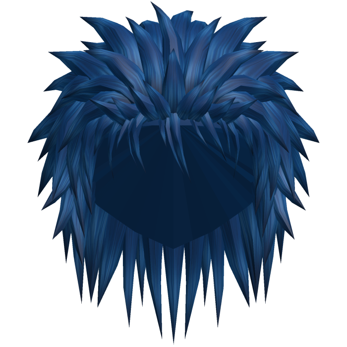 blue punk hair