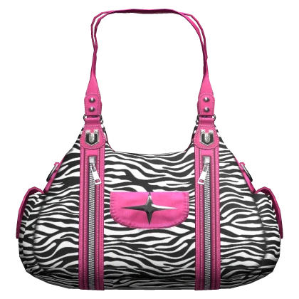 Mcbling Trashy Designer Bag Y2K Zebra Hot pink | Roblox Item