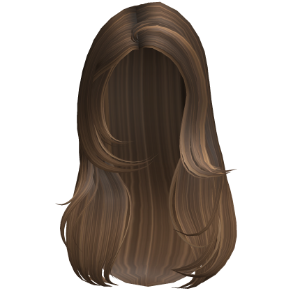 Side Part Layered Blowout [Brown w/ Highlights] Roblox item