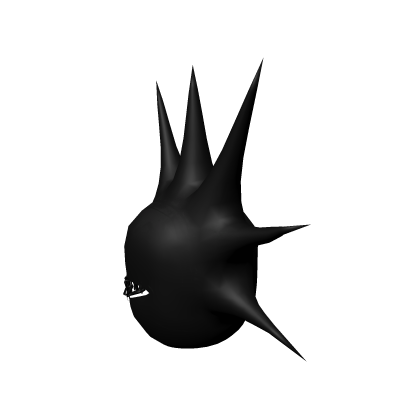 Goth Mohawk Black Mask