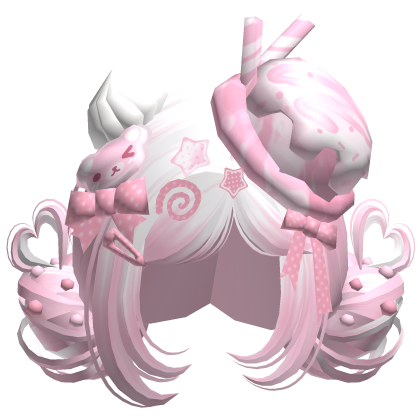 ♡ Ice Cream Girly Buns (Strawberry)