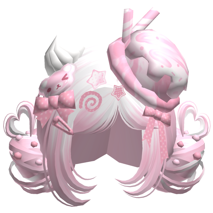 ♡ Ice Cream Girly Buns (Strawberry)
