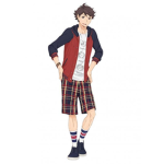 oikawa in plaid shorts cult