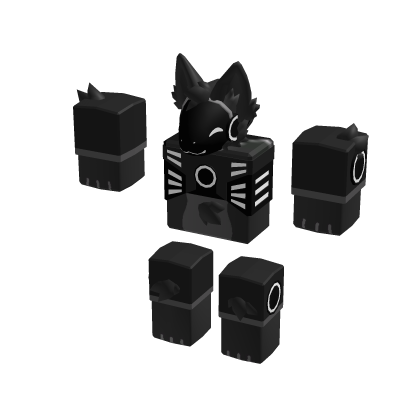 White Furry Protogen Mini Me