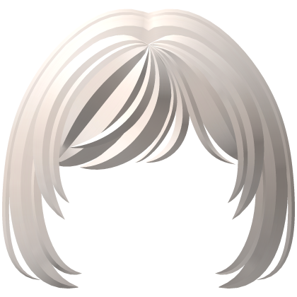 ♡︎ ꒰ kawaii fluffy bangs in platinum blonde ა
