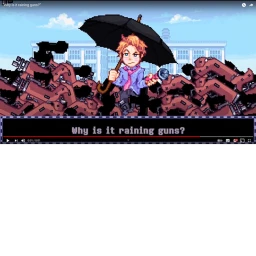 why is it raining guns icon