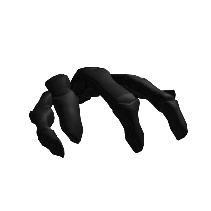 Mano derecha de esqueleto - Negro - Roblox