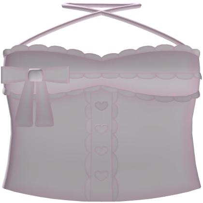 Cutesy Ruffled Pink Heart Shirt thumbnail