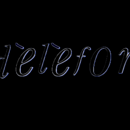 dèlèfon（電話）
