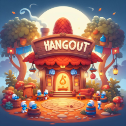 Smurf hangout (suburbs)