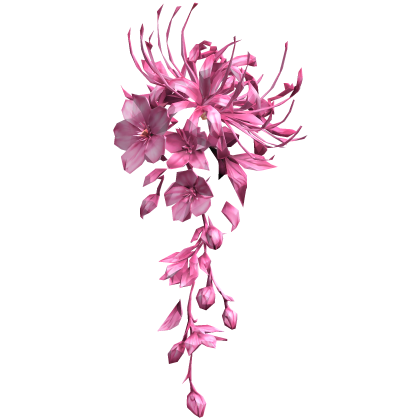 配置 pink spider lily vines flower arrangement