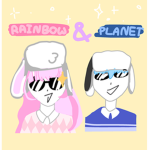 Rainbow and Planet