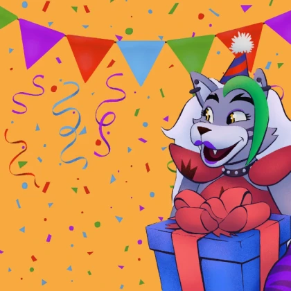 FNAF Security Breach Party Room Roxanne Wolf