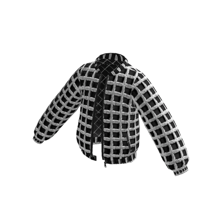 Waffle Jacket w/ Maple Glaze (Black)