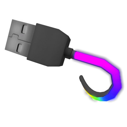 [GLOWING] Neon RGB USB Cable Tail