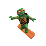 TMNT Mikey Skateboarding Shoulder Accessory